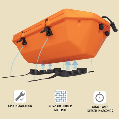 Cuddy Cooler Grip Kit for Traction on All Surfaces - Prevents Sliding in Truck Beds and Boats