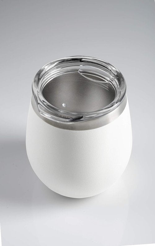 GSI Outdoors Glacier Stainless Lightweight Insulated Glass Cup for Camping, Office, BBQ - 8 oz - Espresso