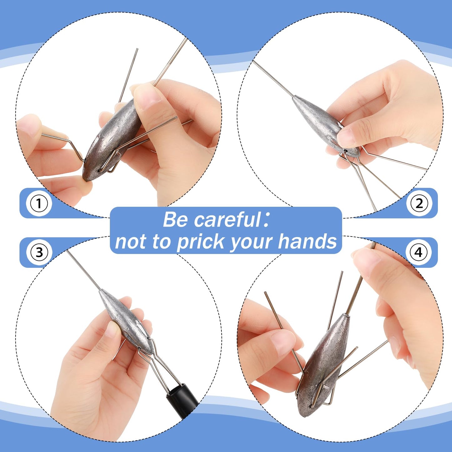 5 Pcs Surf Fishing Weights Sputnik Sinker Fishing Equipment Long Tail Equipment Saltwater Surf Casting Sinkers Catfish Beach Spider Weights Silver Gray for Ocean Sea Man Birthday Gift(6 oz)