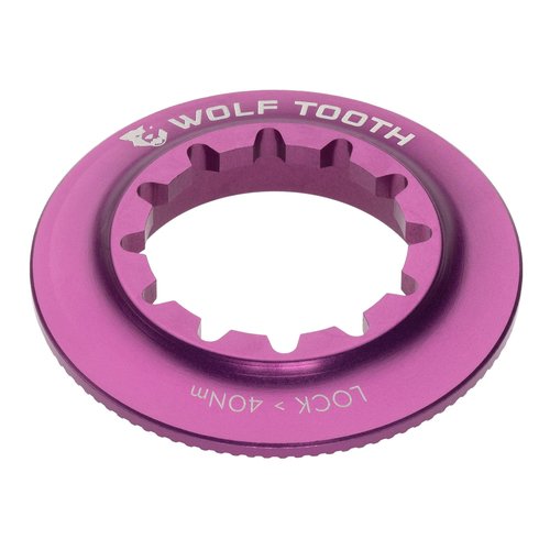 Wolf Tooth Centerlock Rotor Lockring - Internal Spline Raw Silver