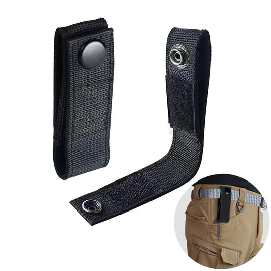 Handcuff Holder Strap 2Pcs Handcuff Strap Retainer Nylon Hand Cuff Belt Keeper Clip for Duty Belt Law Enforcement Police