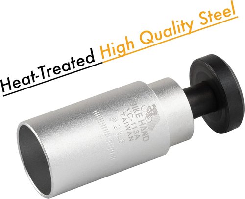 BikeHand Bike Bicycle Fork Star Nut Setting Installer Install Tool with 2 Free Star Nuts - Size 1-1/8”