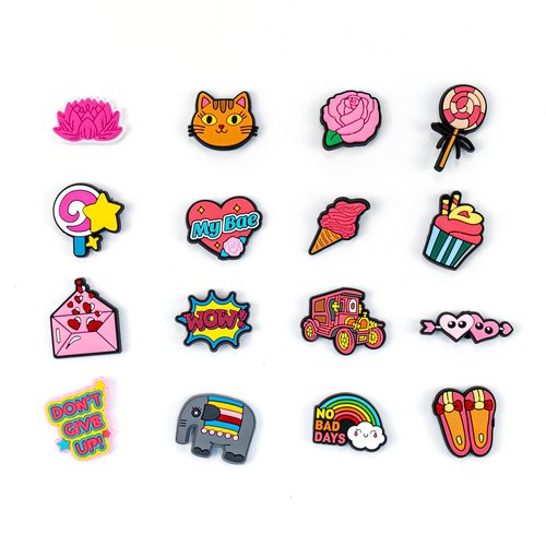 STANJAZZ Charms Water Bottle Silicone Sleeve Decorations 16pcs Fall in Love