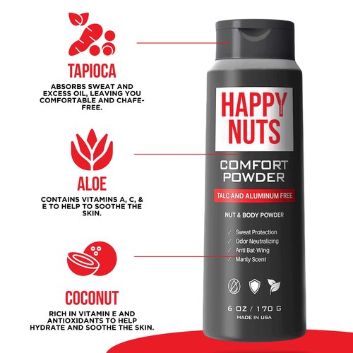 HAPPY NUTS Comfort Starter Pack - Cream and Powder Deodorants