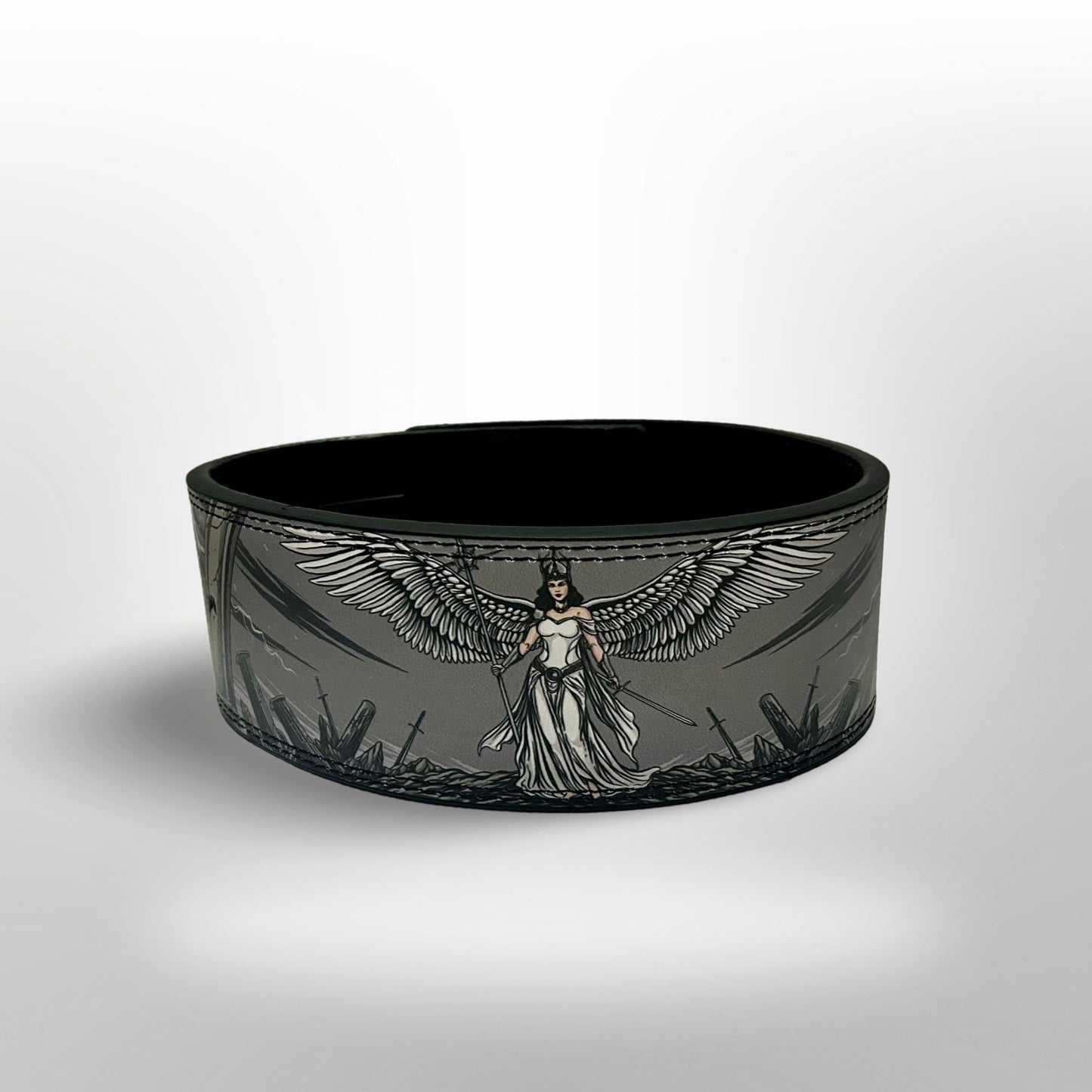 Angel Wings Lever Weight Lifting Belt - Heavy Duty Powerlifting for Deadlifts, Squats, Back Support (Medium)