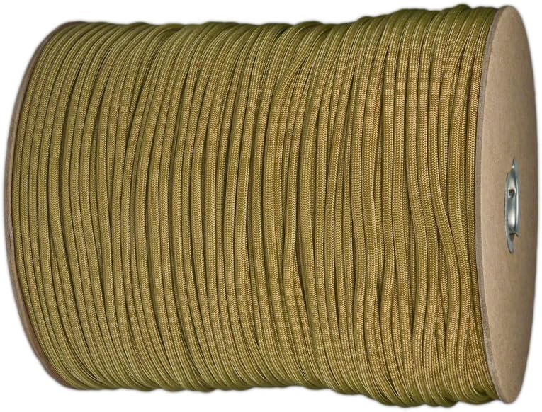 Paracord Planet Paracord (50+ Colors) - 1,000 Foot spools - 250 Foot spools - 100 feet Hank