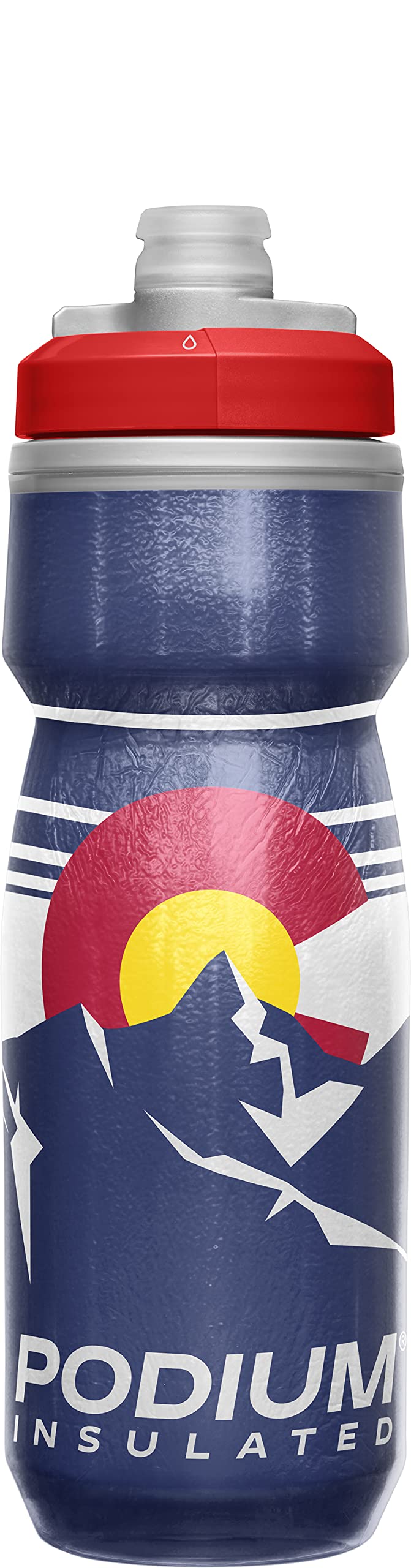CamelBak Podium Chill Bike Insulated Squeeze Water Bottle Colorado, 21oz
