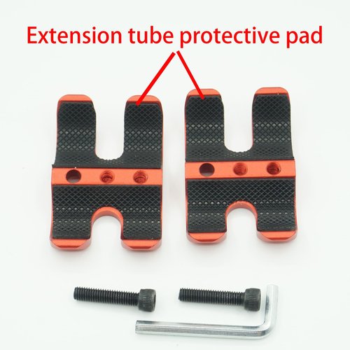 LYHgogo Extension Tube 12Ga Clamp Stabilizer - Suitable for Magazine and Extension Tube Fixed Outdoor Sports Shooting Accessories (Red)