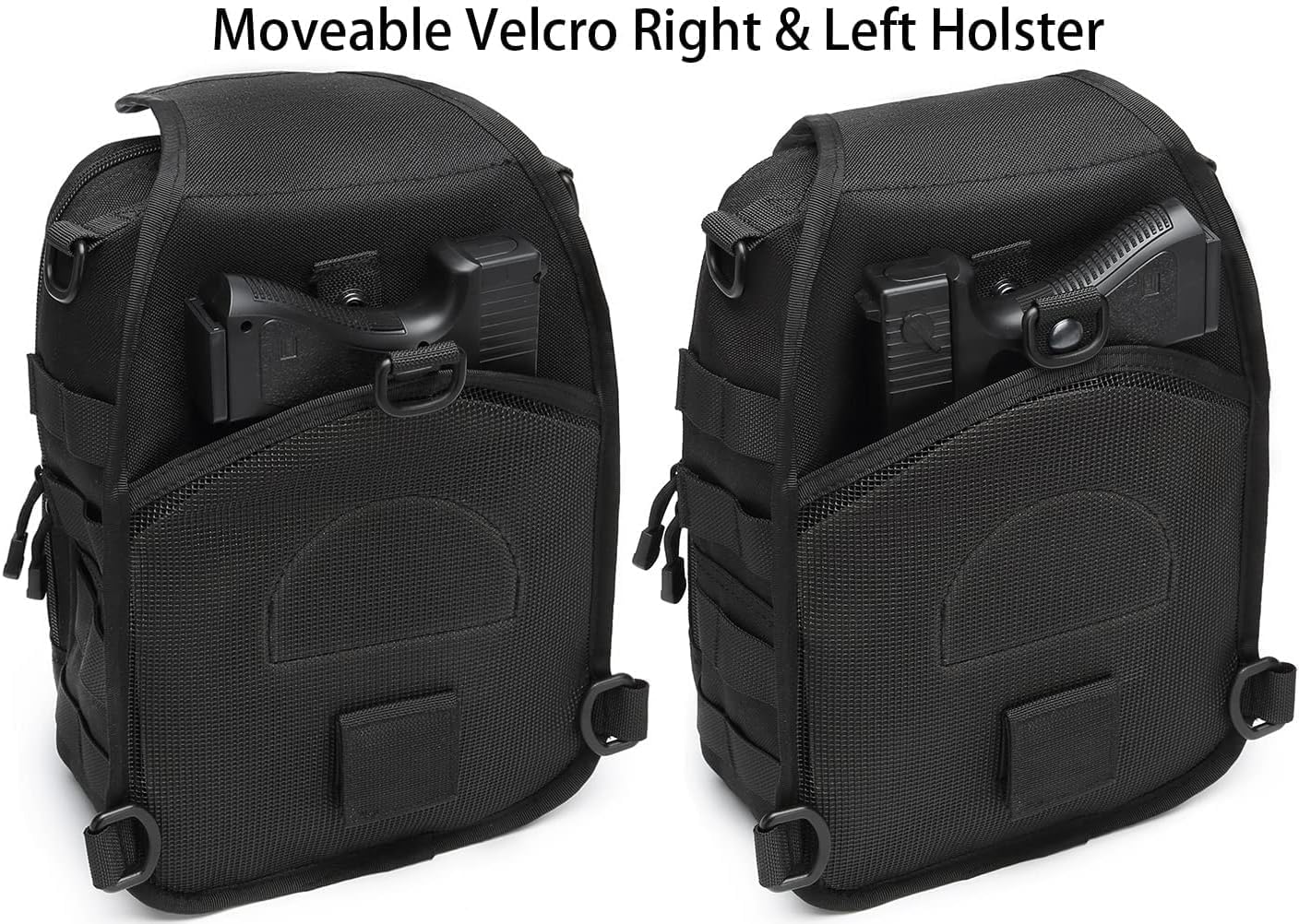 ATBP Small Tactical Sling Bag for Men with Holster Military EDC Shoulder Bag CCW Crossbody Bag 7 Liters