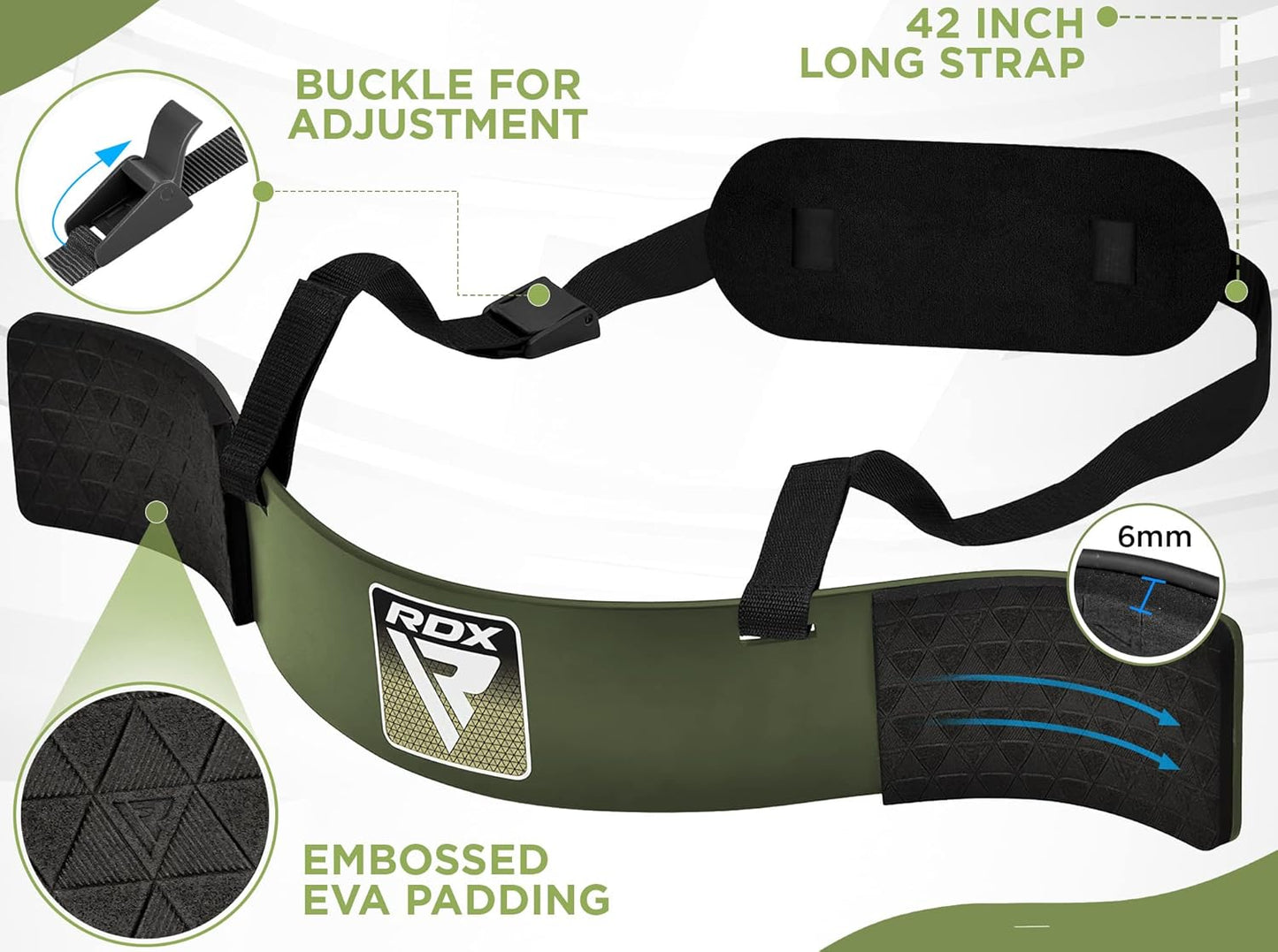 RDX Arm Blaster for Biceps & Triceps - 23” Aluminum Curl Support Isolator with Adjustable Strap & Thick Padding