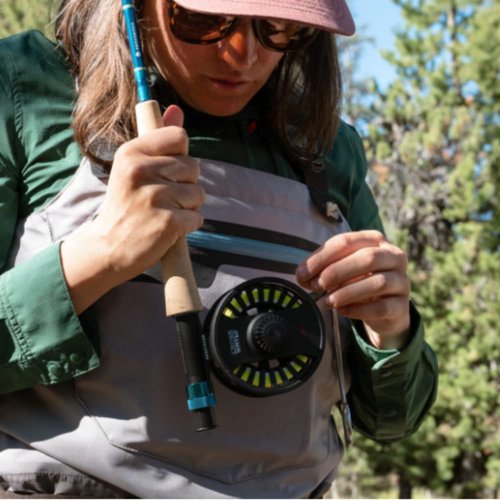 Redington Crosswater IV Fly Reel, Durable Fly Fishing Reel, Black, 4/5/6