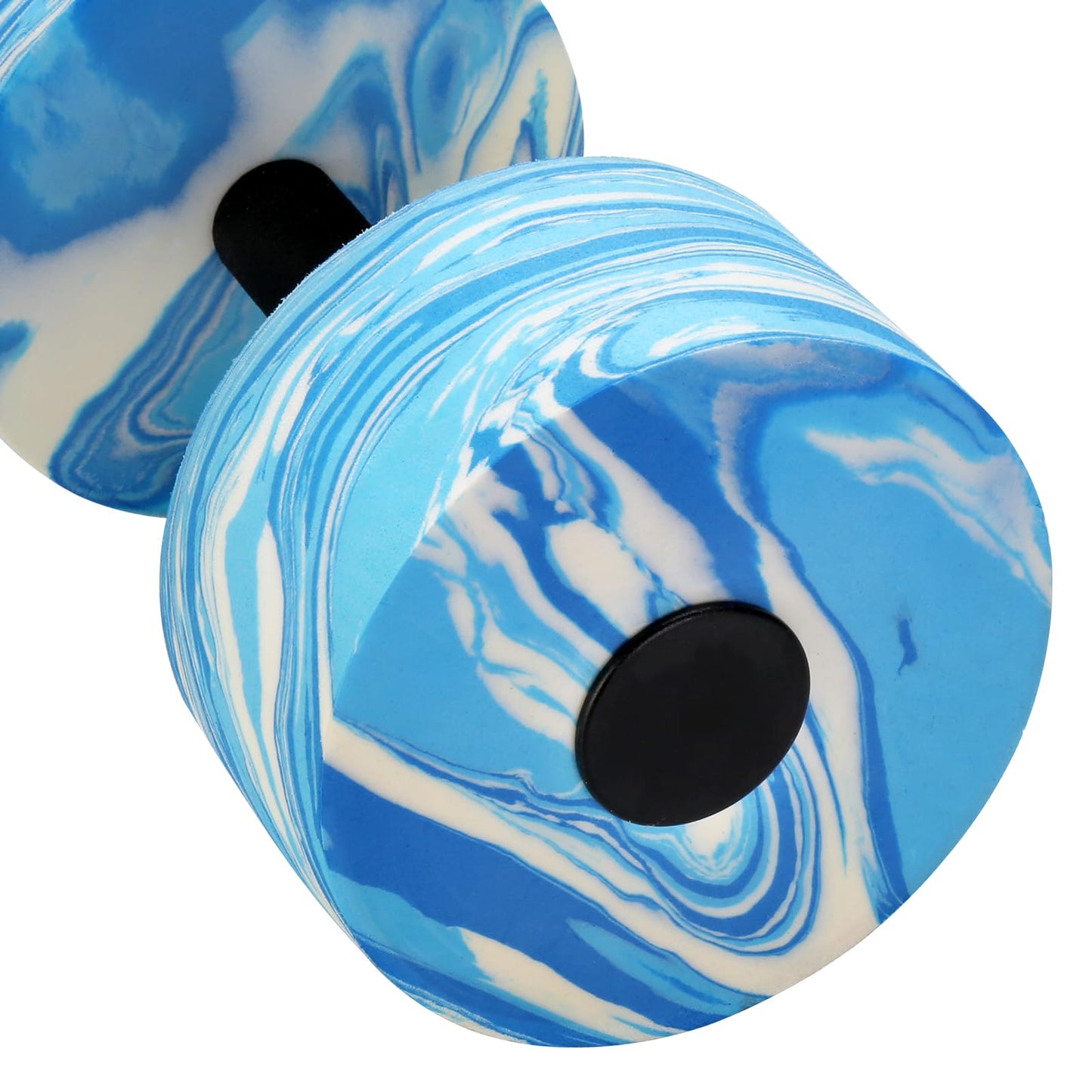 IAMGlobal Water Dumbbells, 2 Pack Camouflage EVA-Foam Dumbbell Water Aerobics Fitness Equipment for Pool Exercise, Aquatic Exercise Dumbbell Set, Water Fitness Equipment for Weight Loss, Blue