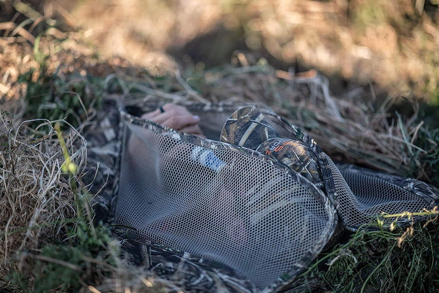 ALPS OutdoorZ Legend Layout Blind - Hunting Blind, Zero-Gravity Chair Design, Waterproof Floor, Mesh Face Screen, Rear Zippered Door, and Backpack Carry Straps with Optional Snow Cover Accessory