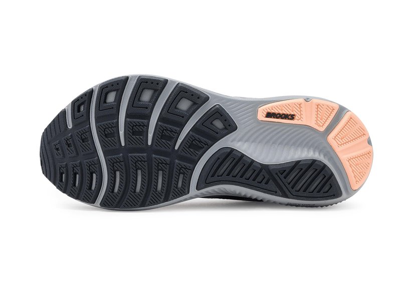 Brooks Women's Ghost 17 Alloy/Blackened Pearl/Peach 8 Medium