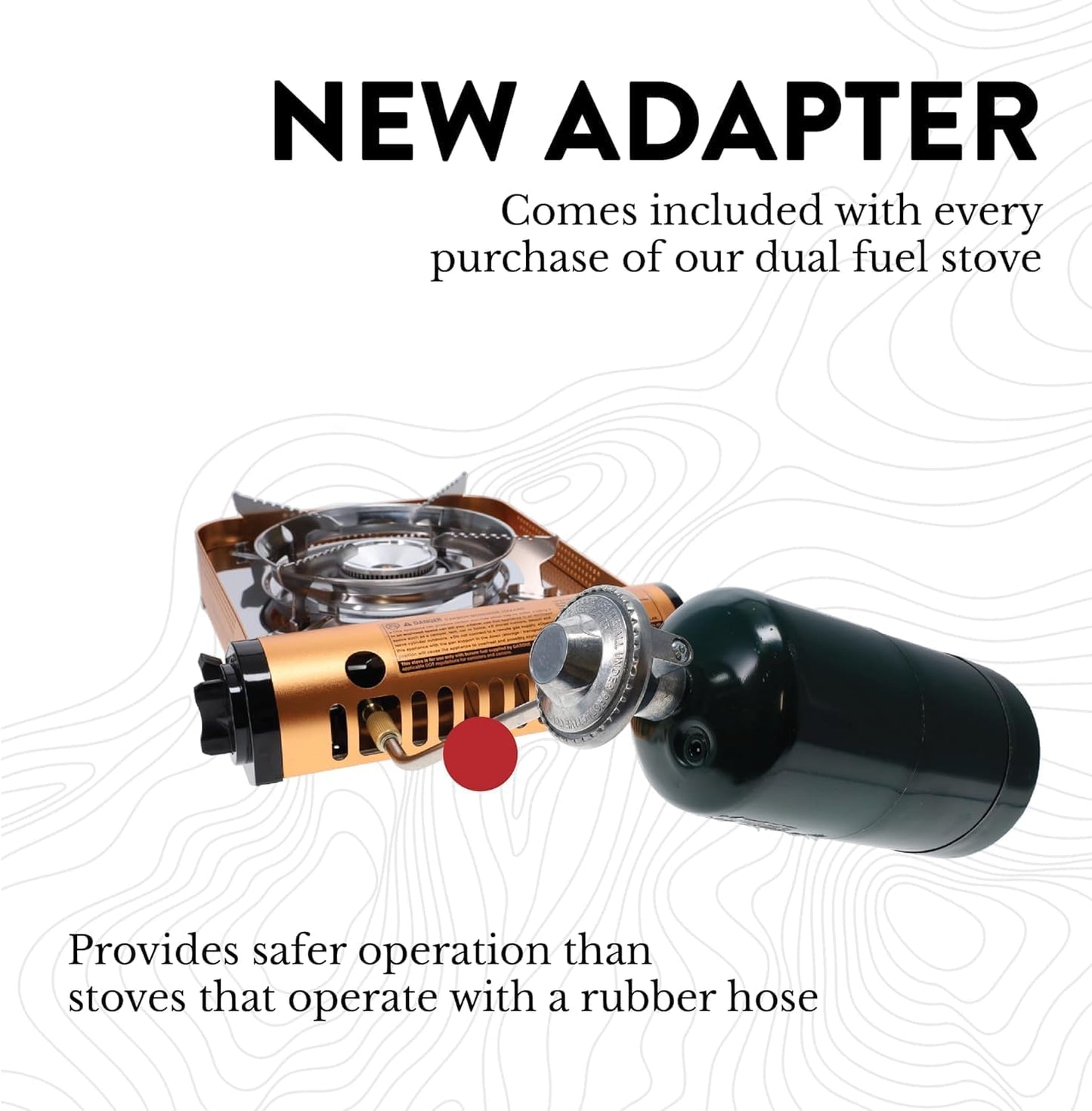 Gas ONE GS-4000P - Camp Stove - Premium Propane or Butane Stove with Convenient Carrying Case - Patented - Great for Camp Stove and Portable Butane Stove for All Cooking Application