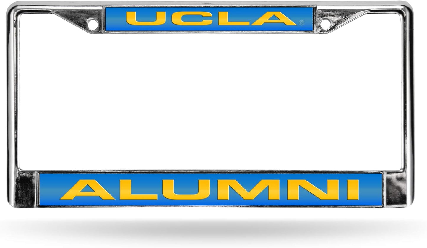 Rico Industries NCAA Unisex-Adult Laser Cut Inlaid Standard Chrome License Plate Frame