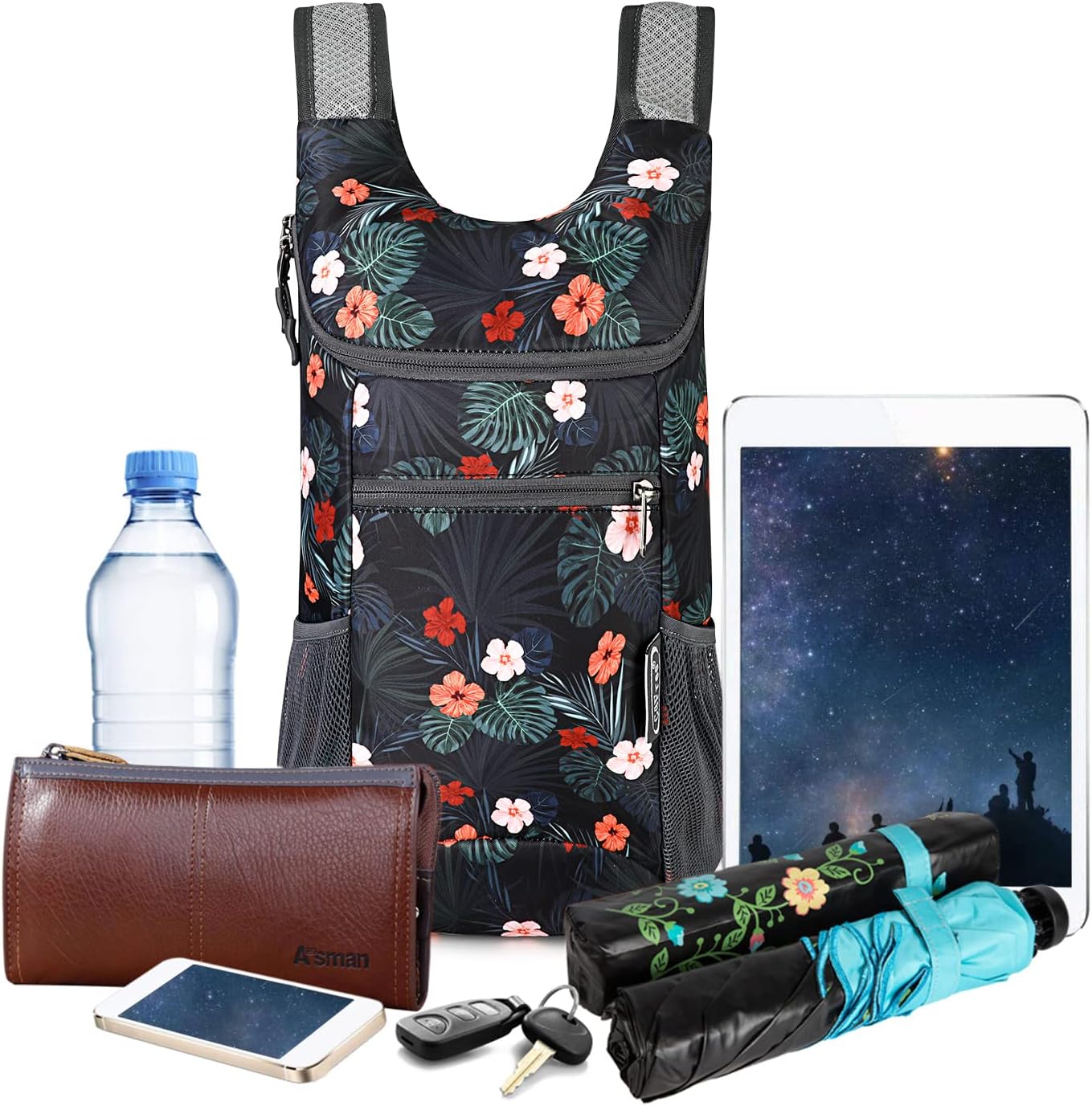 G4Free Lightweight Packable Hiking Backpack for Men Women Small Hiking Daypacks Foldable Shoulder Pack Casual Outdoor Bag 11L