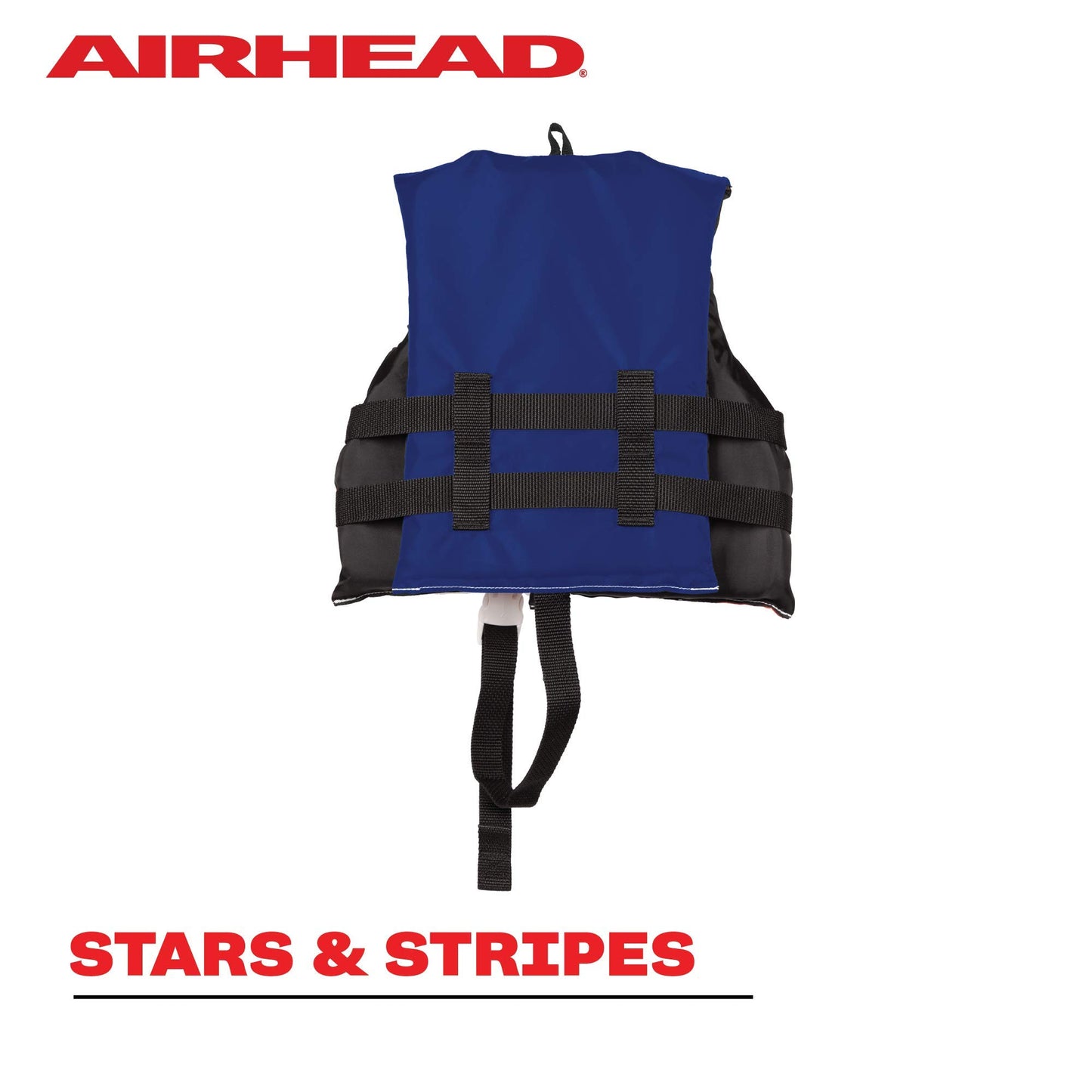 Sportstuff Child Type III Life Jacket | US Coast Guard Approved | Open Sides with 3 Body Belts & Buckles | Quick Dry Fabric, Secure Fit, Comfortable | Stars & Stripes