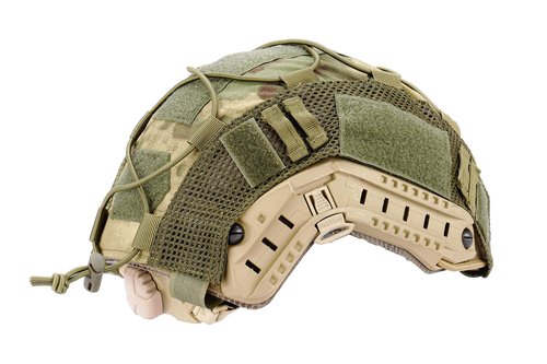 Lancer Tactical Helmet Cover for MH, PJ, and BJ Fast Helmets - Military, Paintball, Hunting, and Shooting Gear - Made from 1000D Nylon (Forest Green)
