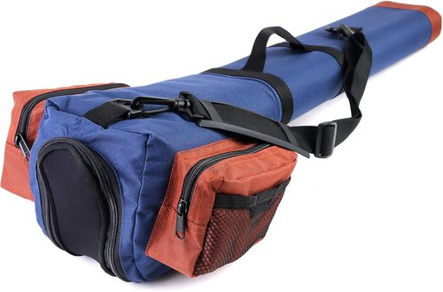 M MAXIMUMCATCH Maxcatch Fly Fishing Rod Case with Reel Pouch, Complete Rod Protection Bag, Single and Dual Rod Tube with Shoulder Strap