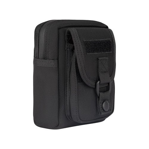 TACNEX Duty Belt Pouch Compact Waist Cellphone Bag Heavy Duty Nylon Tactical Utility Gear Gadget Tool EDC Pouches for Police Law Enforcement Security Officer (Flap with Snap Standard Size)