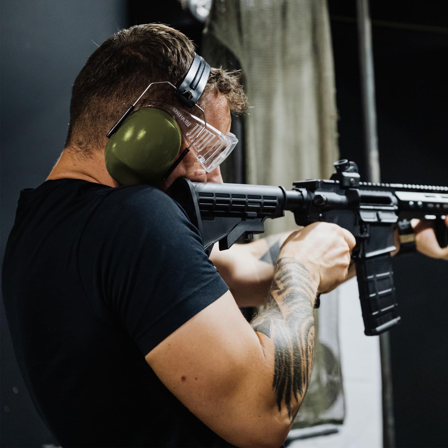 JXINLODGEG 23dB Slim Noise Shooting Ear Protection - Special Designed Ear Muffs Lighter Weight & Maximum Hearing Protection - Reducing Hearing Protection Earmuffs