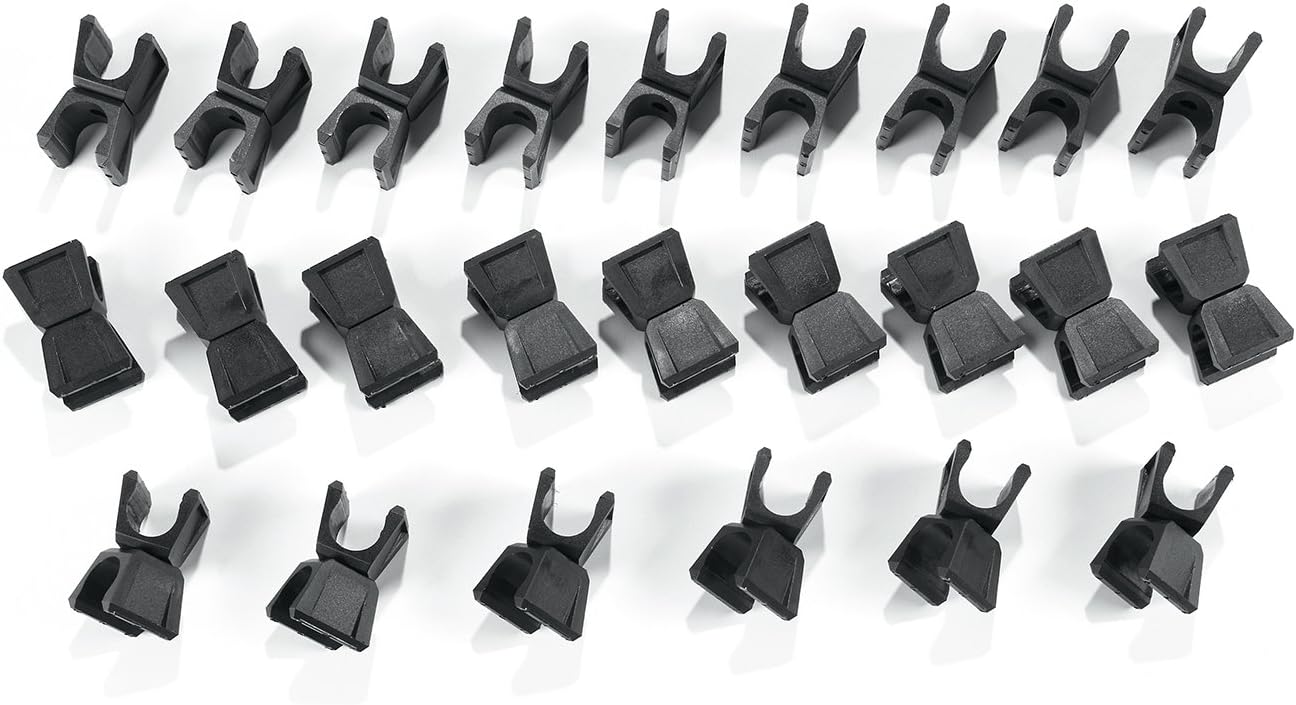 Swivel Clips for Goals - Durable Black Kwik Goal Accessories