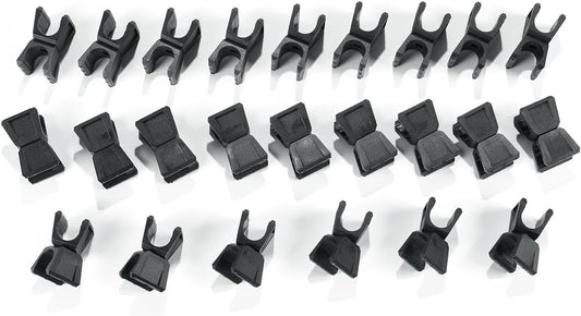 Swivel Clips for Goals - Durable Black Kwik Goal Accessories