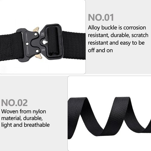 OCANXUE Tactical Belt Molle Duty Belt Padded Utility for Airsoft