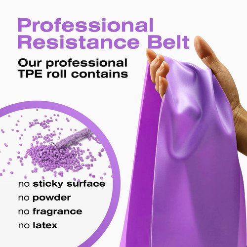 Resistance Band 50 Yards Elastic Exercise Fitness Band Roll for Home Training, Physical Therapy, and Yoga… (Light)