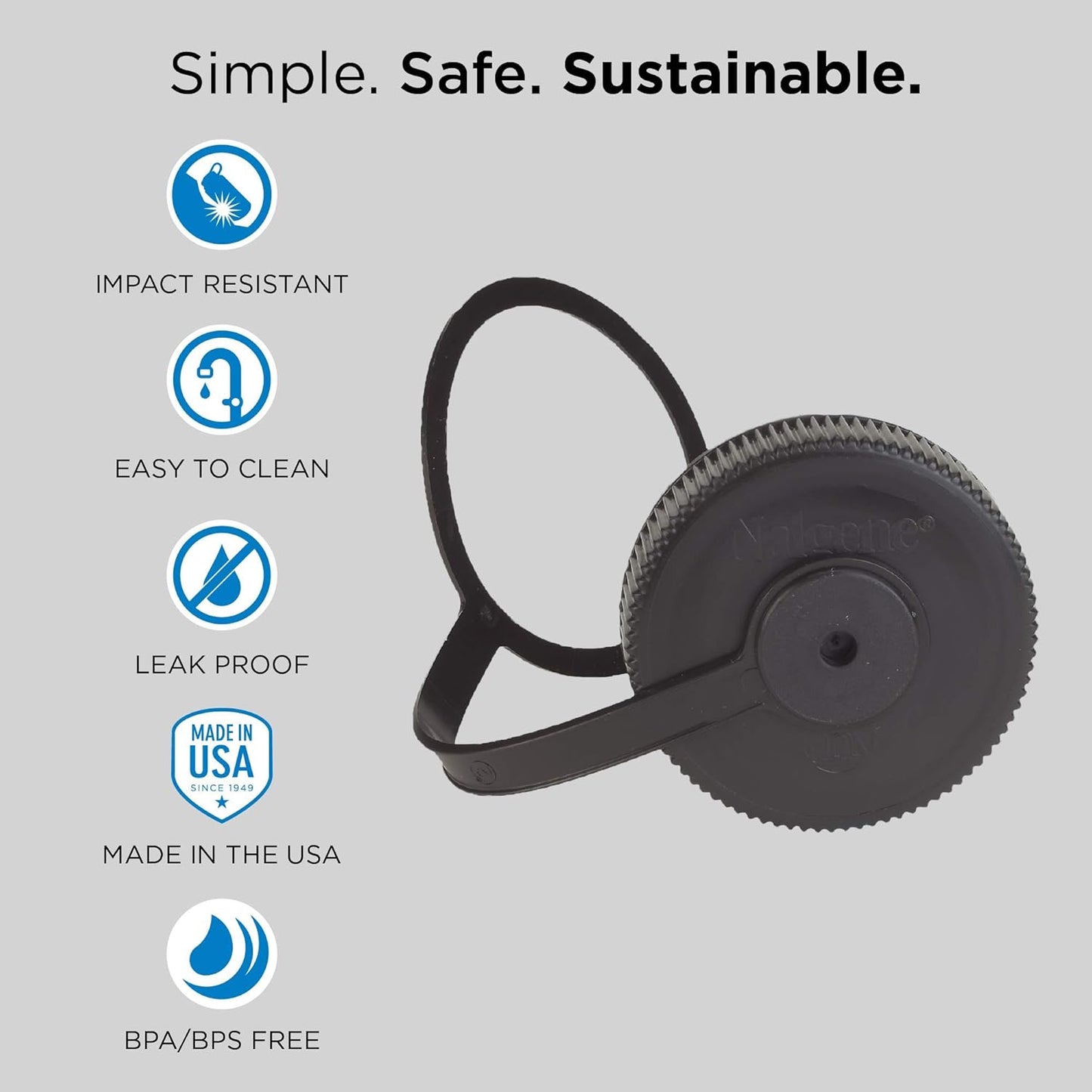 Nalgene Tritan Mouth BPA-Free Water Bottle Lid
