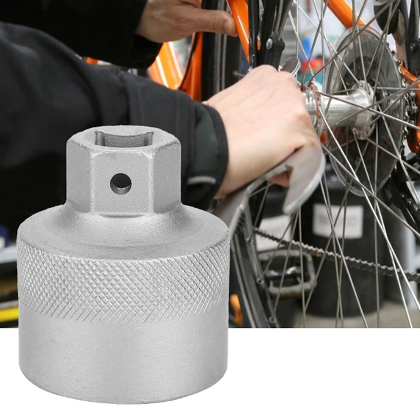 Qiilu Bottom Bracket Tool Hand Yc 29Bb 2A Alloy Steel Yc 29Bb Bottom Bracket Tool Repair Wrench Spanner for
