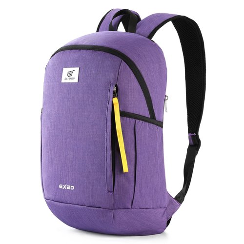 SKYSPER Small Backpack 20L Hiking Backpack Lightweight Travel Daypack for Women Men(Purple)