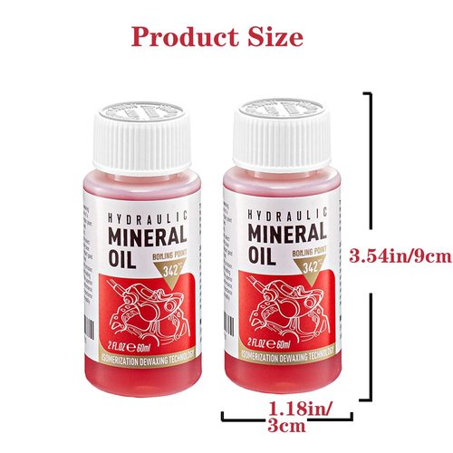 Brake Bleed Kit for SHIMANO, TEKTRO, TRP Hydraulic Disc Brakes, Brake Fluid Bleeder Kit for MTB/Road Bike Brake, with Performance Mineral Oil Brake Fluid 120ml/4oz, Professional Brake Bleed Kit