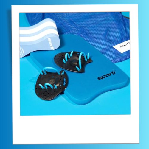 Sporti Junior Pull Buoy - Blue/Yellow/Blue