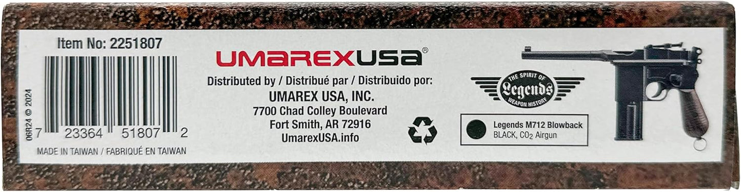Umarex Legends M712 .177 Cal BB Gun Air Pistol - Blowback Automatic Action