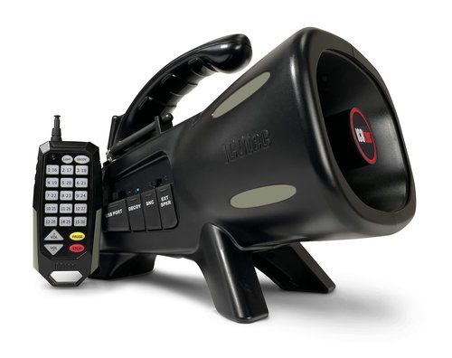 Icotec Renegade+ Programmable Predator Call with Bluetooth - 30 Professional Sounds - 300 Yard Remote Range - Play 2 Sounds Simultaneously