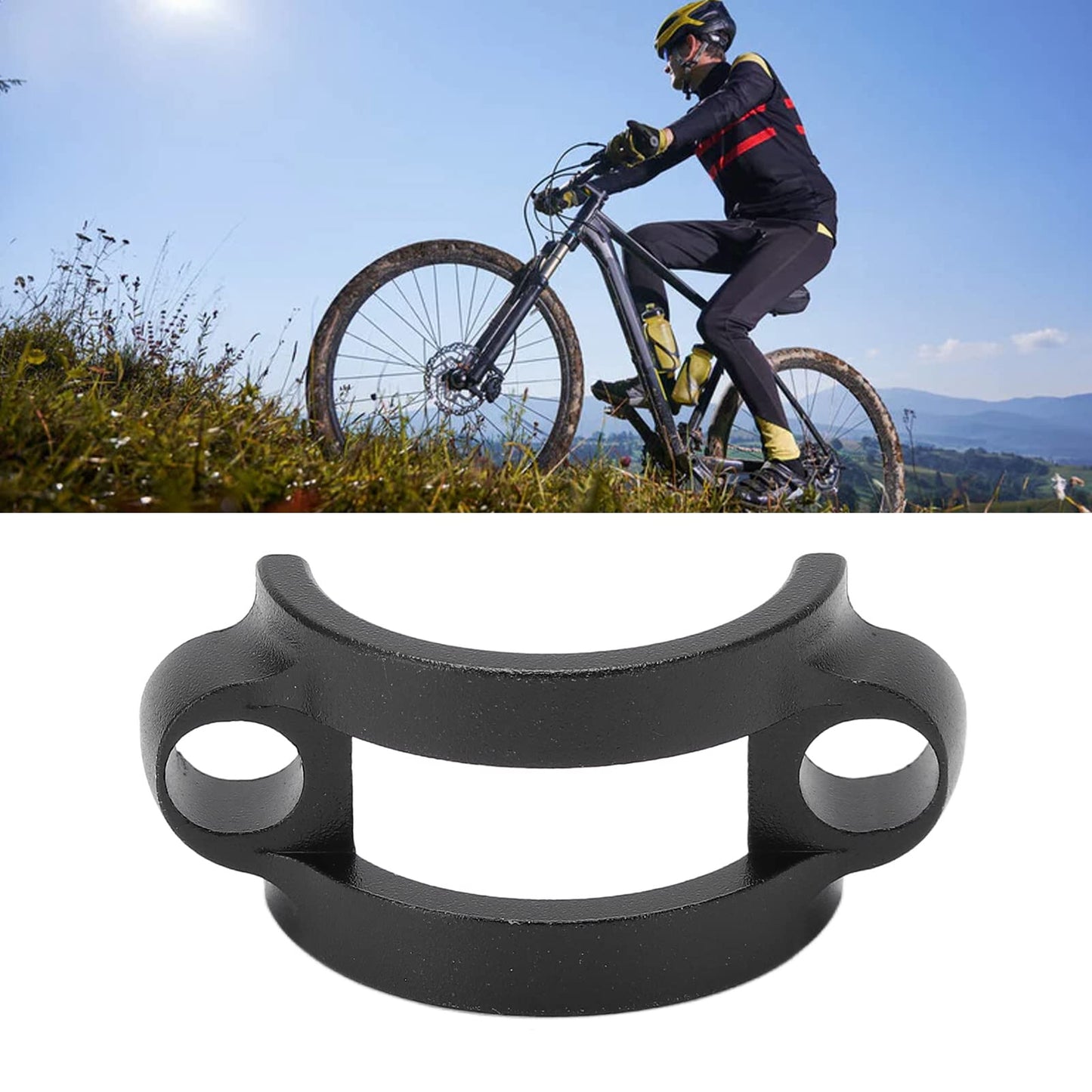 Qiilu Magura Aluminium Alloy U Shape Brake Lever Clamp with 2 Holes