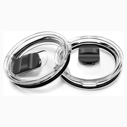 2 Packs Replacement for Yeti 30 oz Tumbler Lid, Compatible with Yeti Coffee Cup (14 oz) Mug, Spill Proof Cup Lids Covers with Magnetic Slider Switch, BPA Free – Not Leakproof
