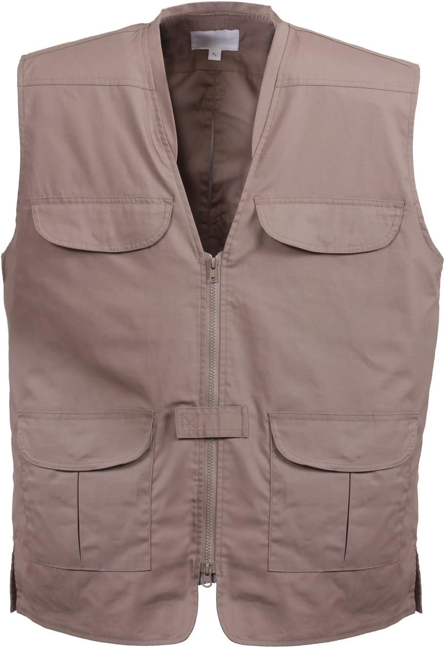 Rothco Men's Professional Concealed Carry Vest, Lightweight CCW Covert Solid Tactical Vest