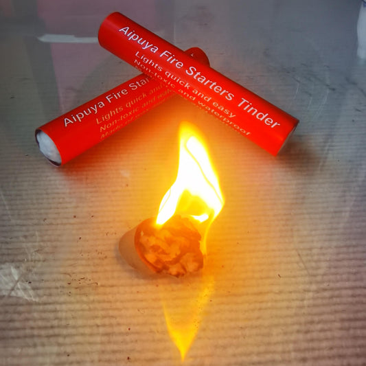 Aipuya Survival Fire Tinder, New Fat Rope Stick Version, Best Firestarter for Emergency, Survival, Campfire, Bushcraft, and Hiking - Waterproof & Non-Toxic (1)