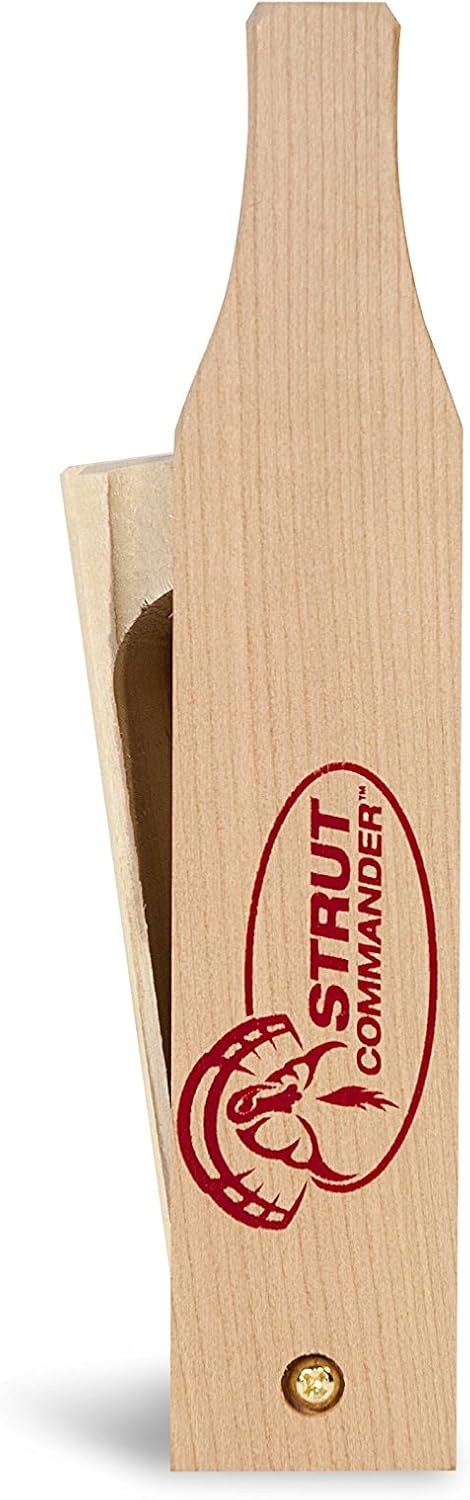 STRUT Commander Turkey Box Call for Hunting, Durable, Effective and Affordable - Hand Built and Dual-Sided for Realistic Turkey Calling