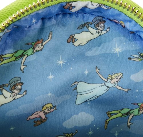 Loungefly Peter Pan Tinker Bell Cosplay Glitter Mini Backpack Pet Harness (Small), Green