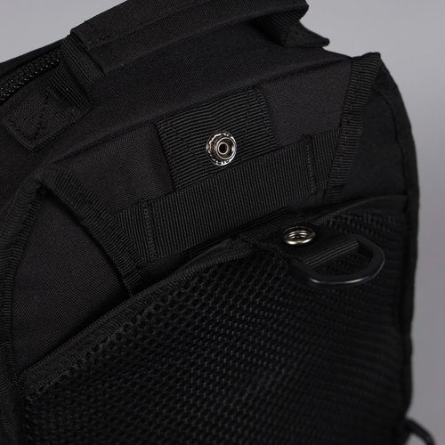 WOLFpak 9L Tactical Sling Bag Alpha Black - Compact Crossbody Backpack for Gym, Travel & EDC – Tactical Shoulder Bag with Multiple Pockets – Lightweight, Durable Sling Pack for Men & Women