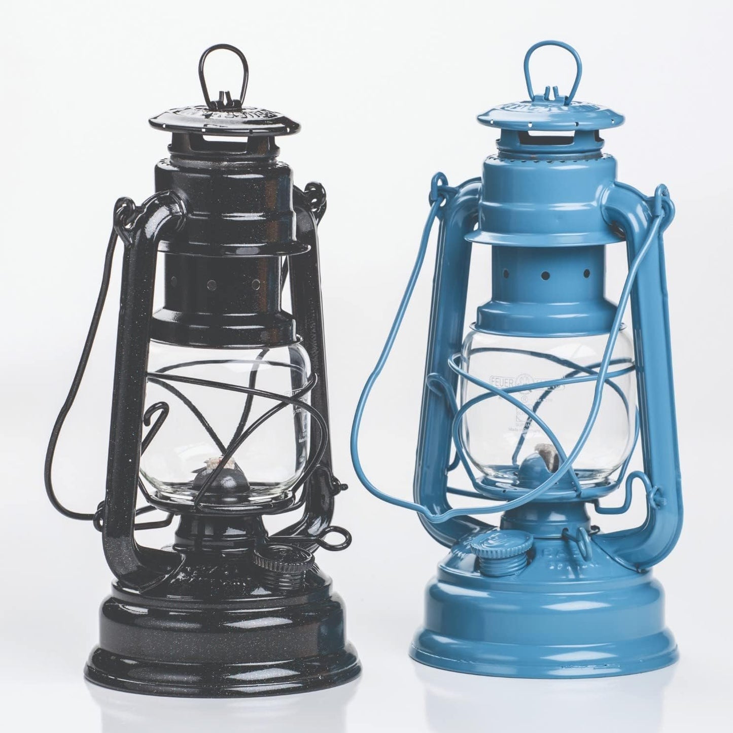 Outdoor Kerosene Fuel Lantern, German Made Weather Resistant Baby Special 276 Galvanized Hurricane Lamp for Camping or Patio, 10 Inches, Bronze