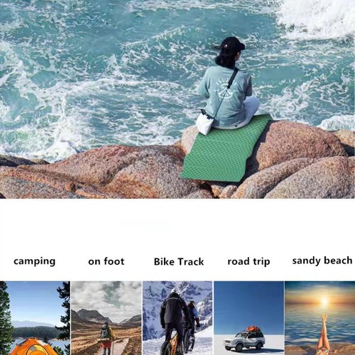 XLRPAT Camping Mattress, Foam Camping Sleeping Mat, Foldable Closed Cell Foam Mat, Waterproof Outdoor Sleeping Mat, 72"x23"x0.78"