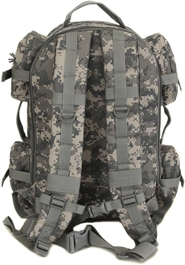 NPUSA Men's Large Expandable Tactical Molle Hydration ReadyBackpack Daypack Bag - Tan