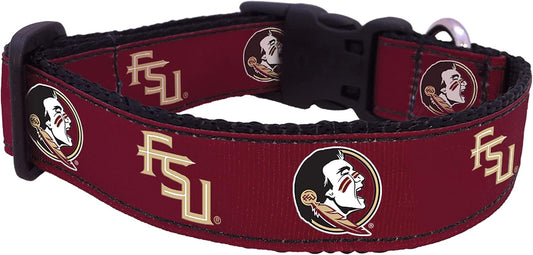 NCAA Florida State Seminoles Dog Collar (Team Color, Large)