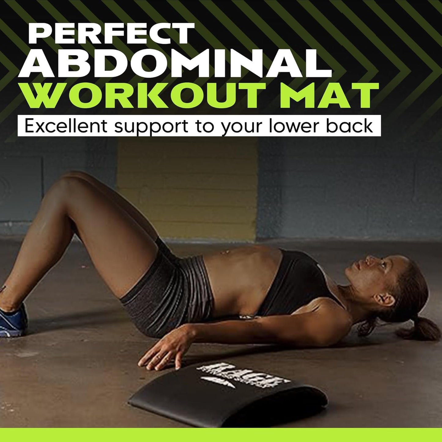 Abdominal Mat, Ab Mat, Core Trainer, Crossfit Core Workouts, Sit ups, Crunches - Workouts Included