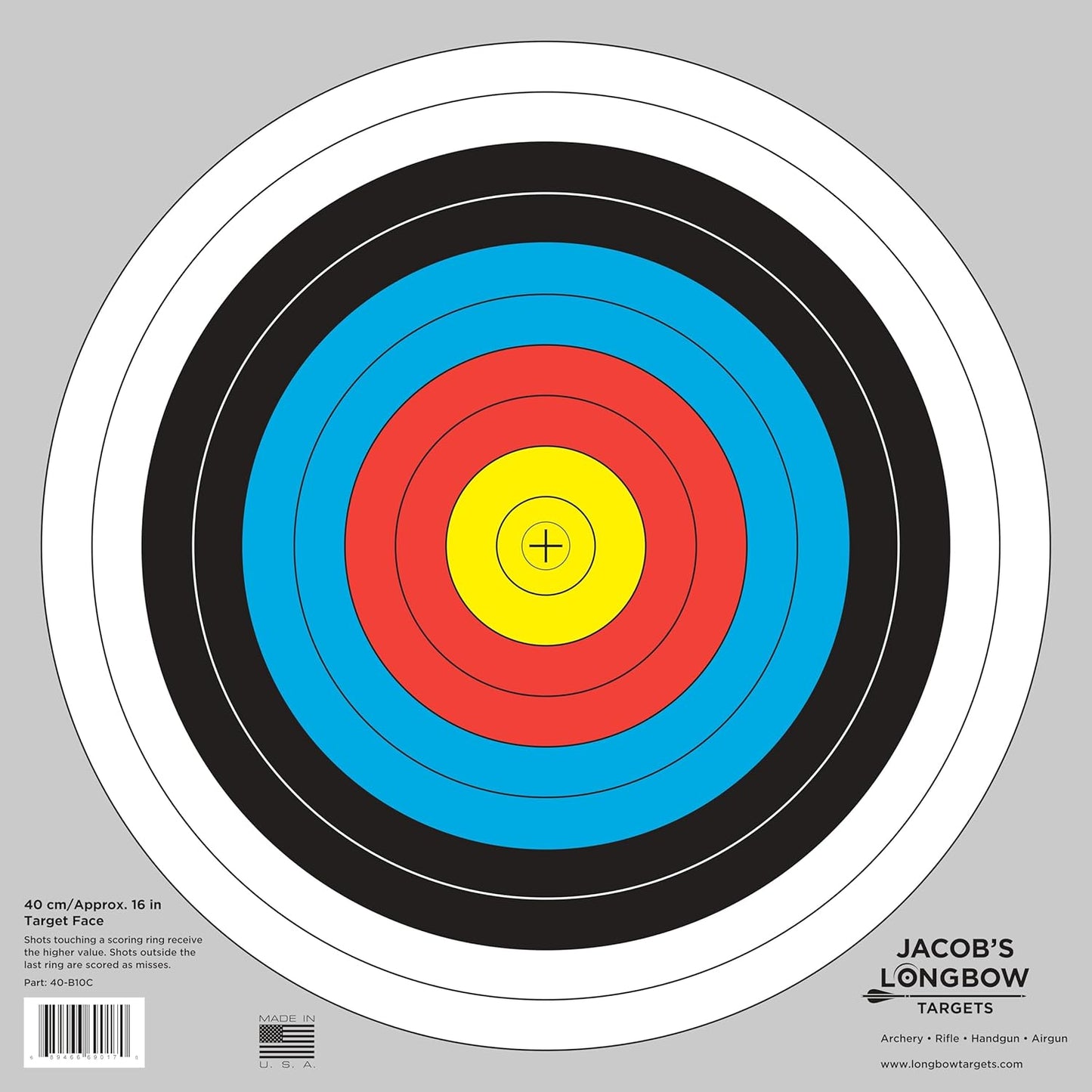 Archery 40cm & 80cm Targets by Longbow (